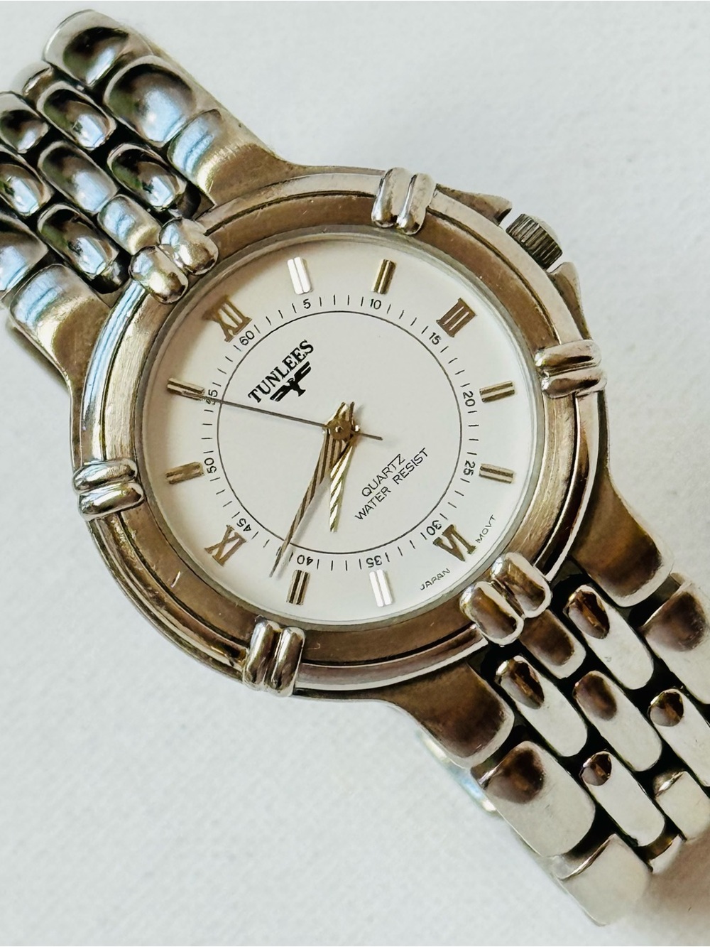 Vintage Tunlees Midsized Women's Silver Bracelet Watch 6.5" MAX 901 MI